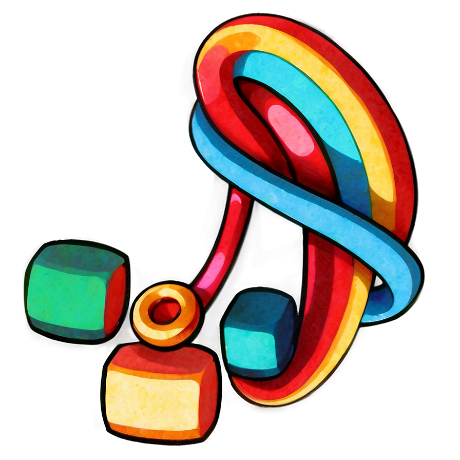 Colorful Abstract Earphones