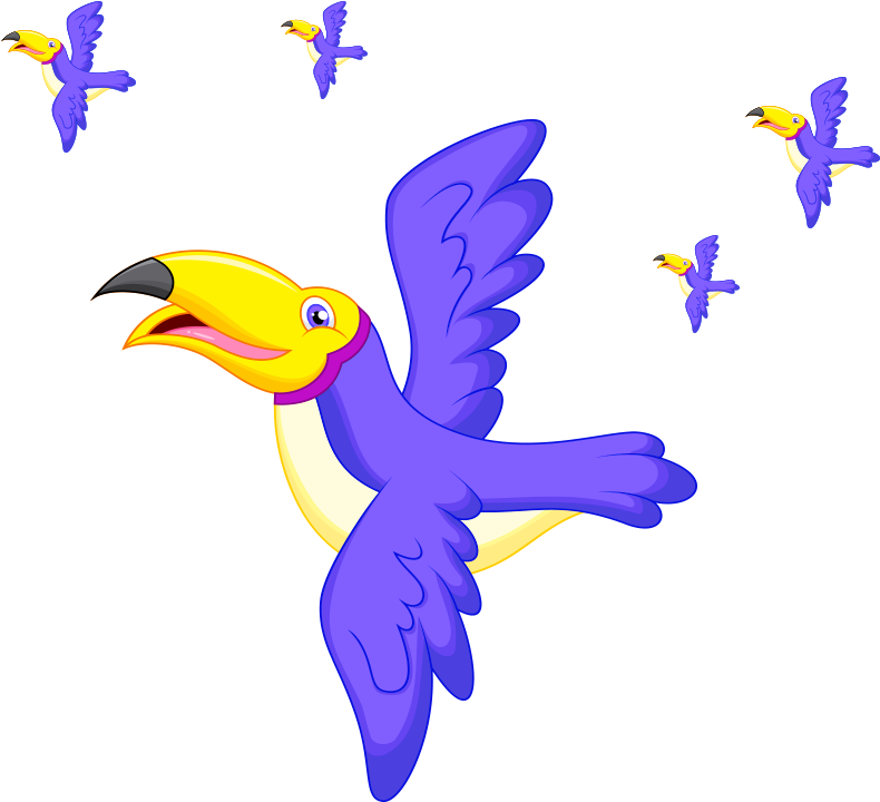 Colorful_ Animated_ Flying_ Birds