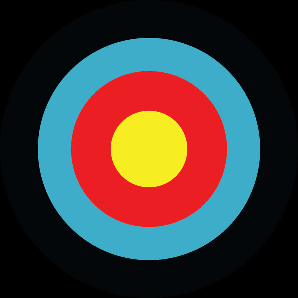 Colorful Archery Target