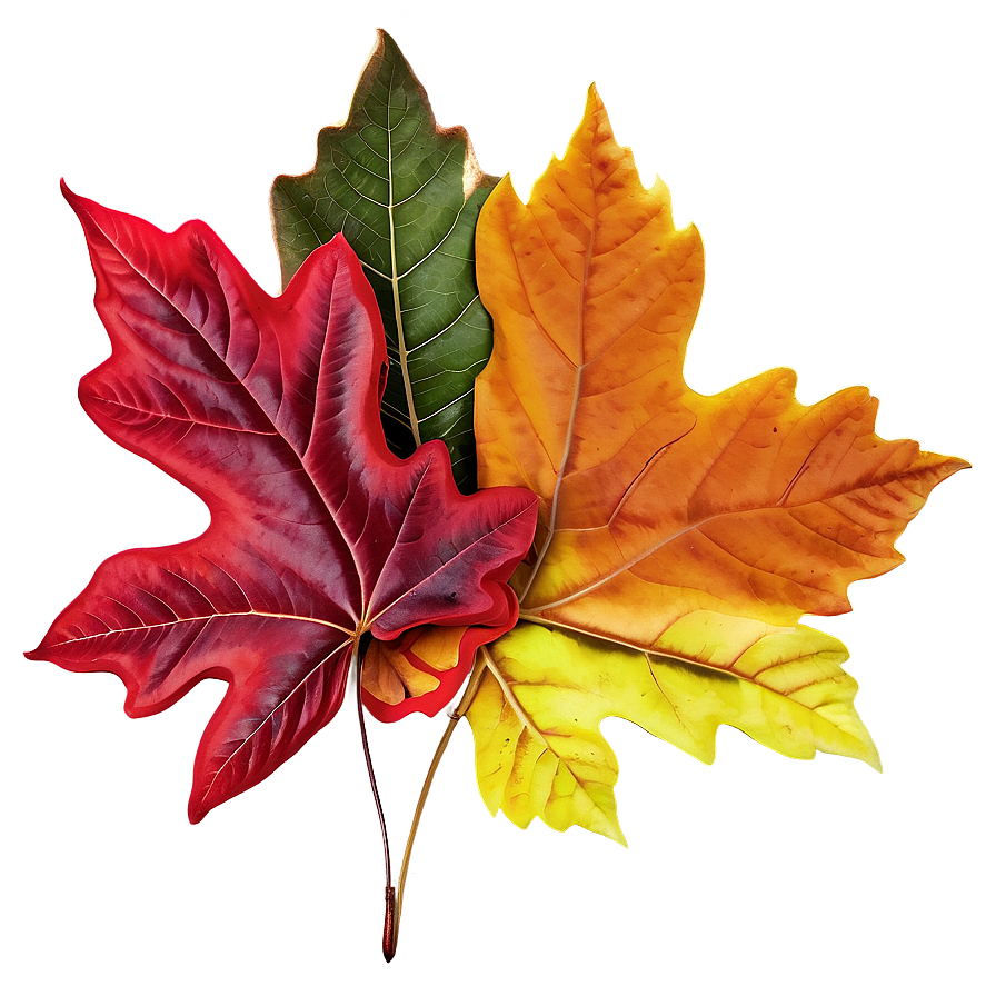Colorful Autumn Leaves Png Pyu63
