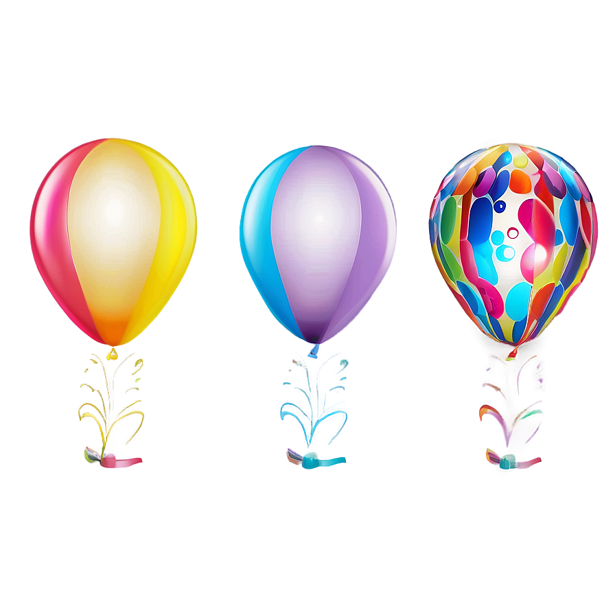 Colorful Balloon Png Npr28