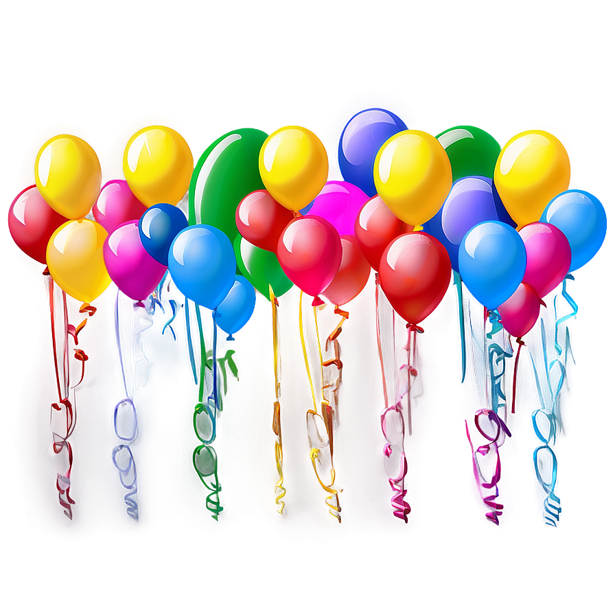 Colorful Balloons Png 06262024