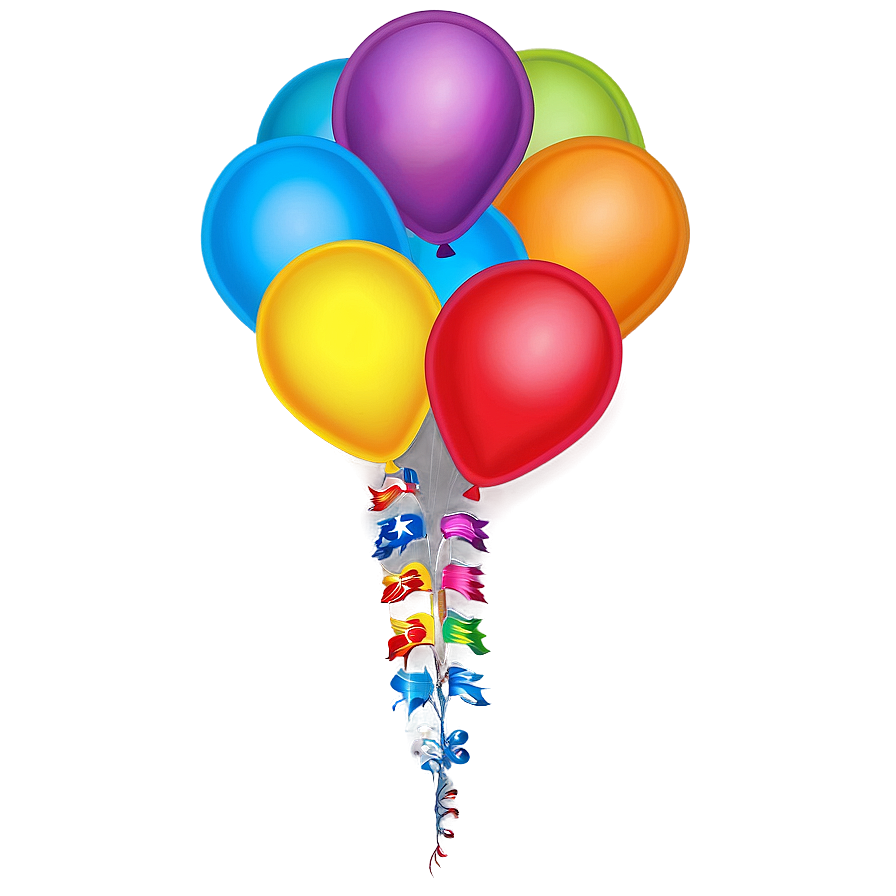 Colorful Balloons Png Mxk63