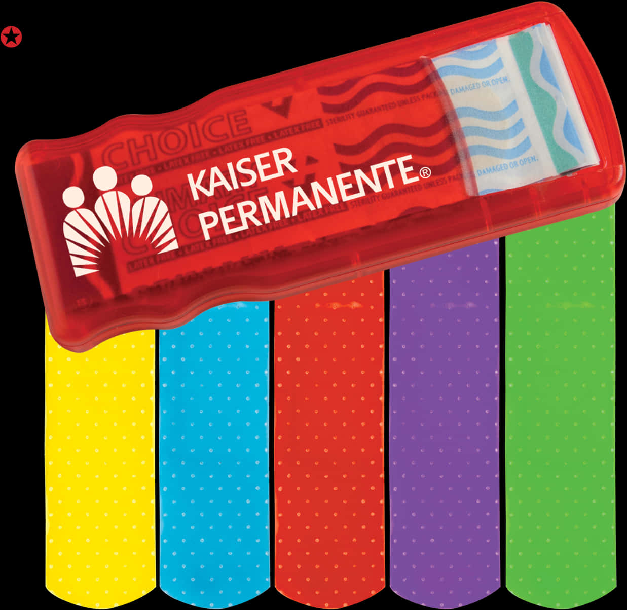 Colorful Bandagesin Dispenser Pack