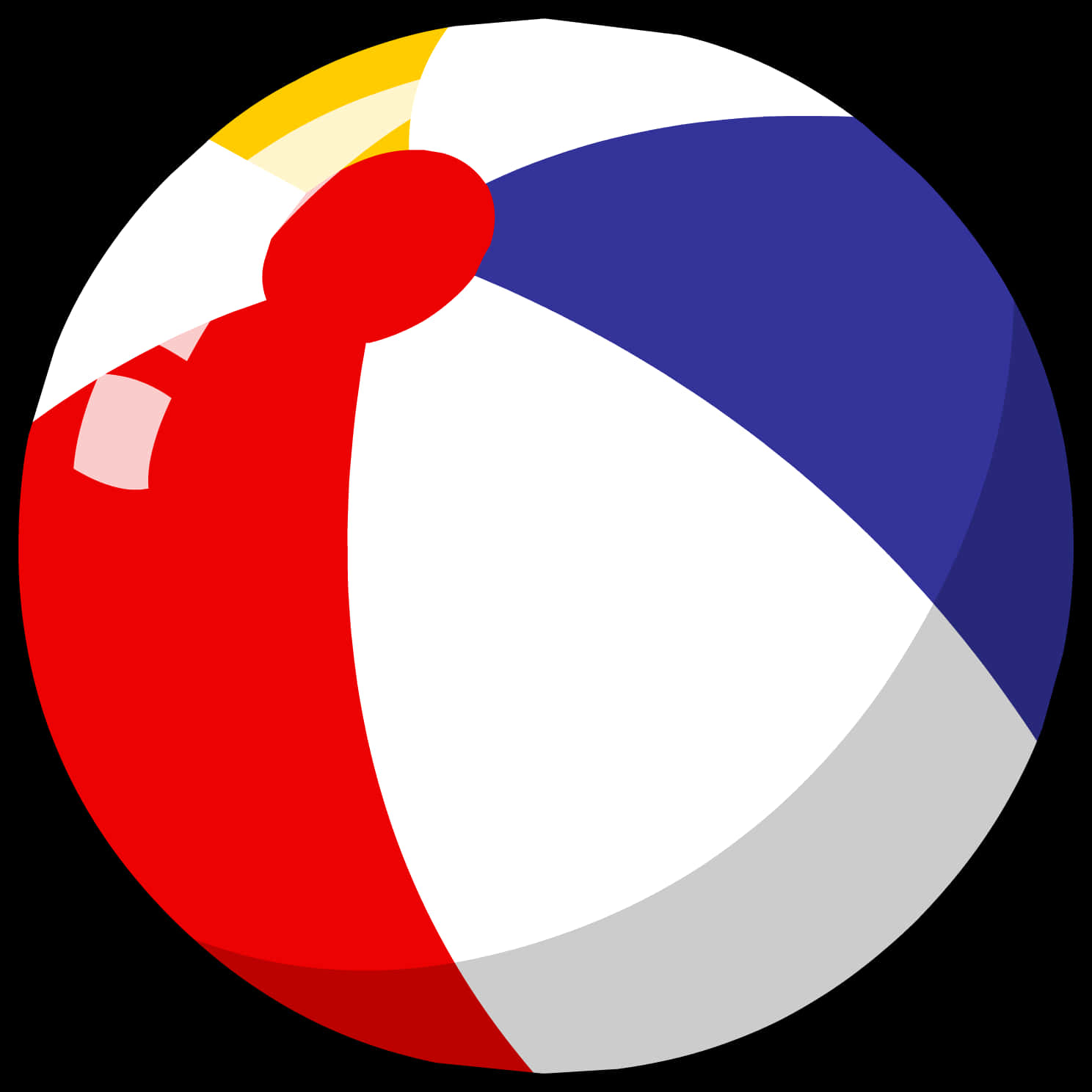 Colorful Beach Ball Graphic