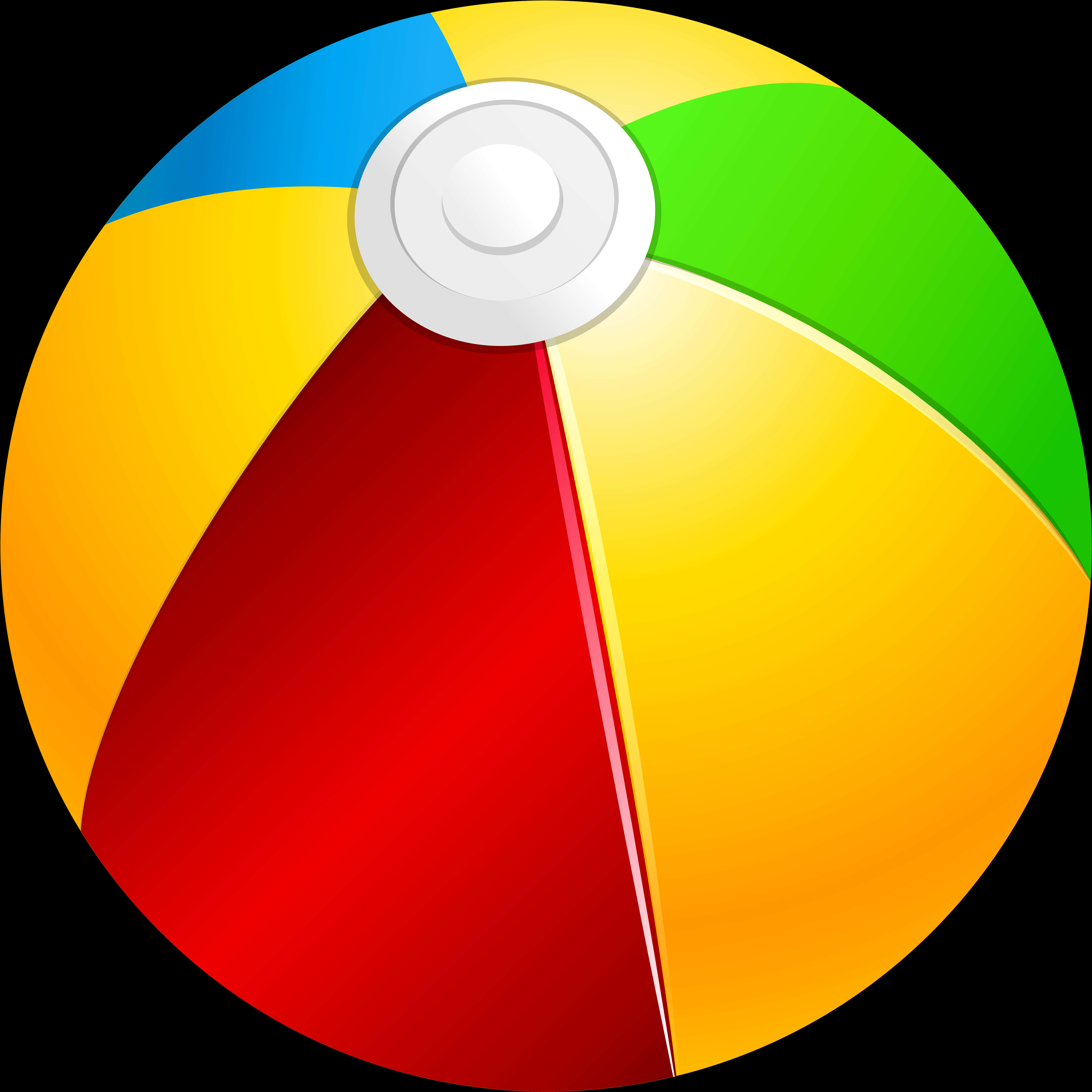 Colorful Beach Ball Graphic