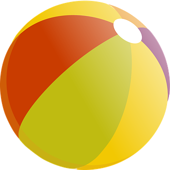 Colorful Beach Ball Graphic