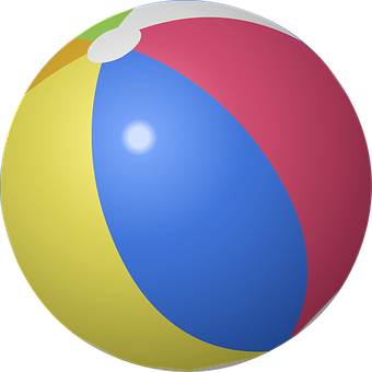 Colorful Beach Ball Graphic