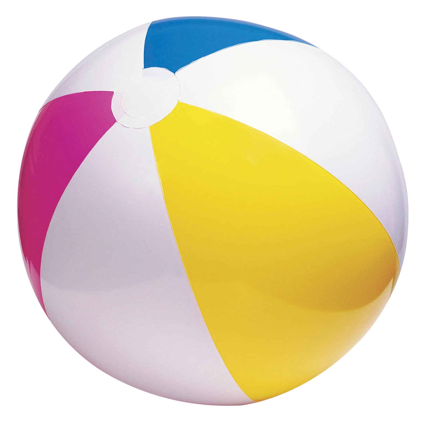 Colorful Beach Ball Isolated