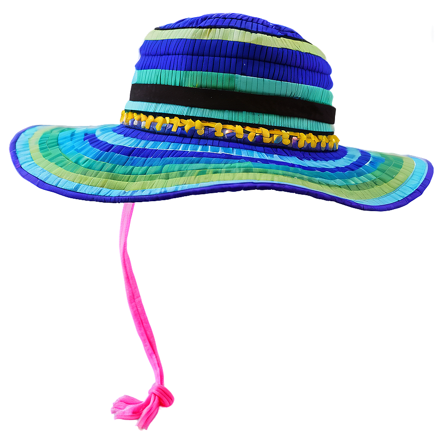 Colorful Beach Hat Png 44