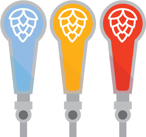 Colorful Beer Tap Handles