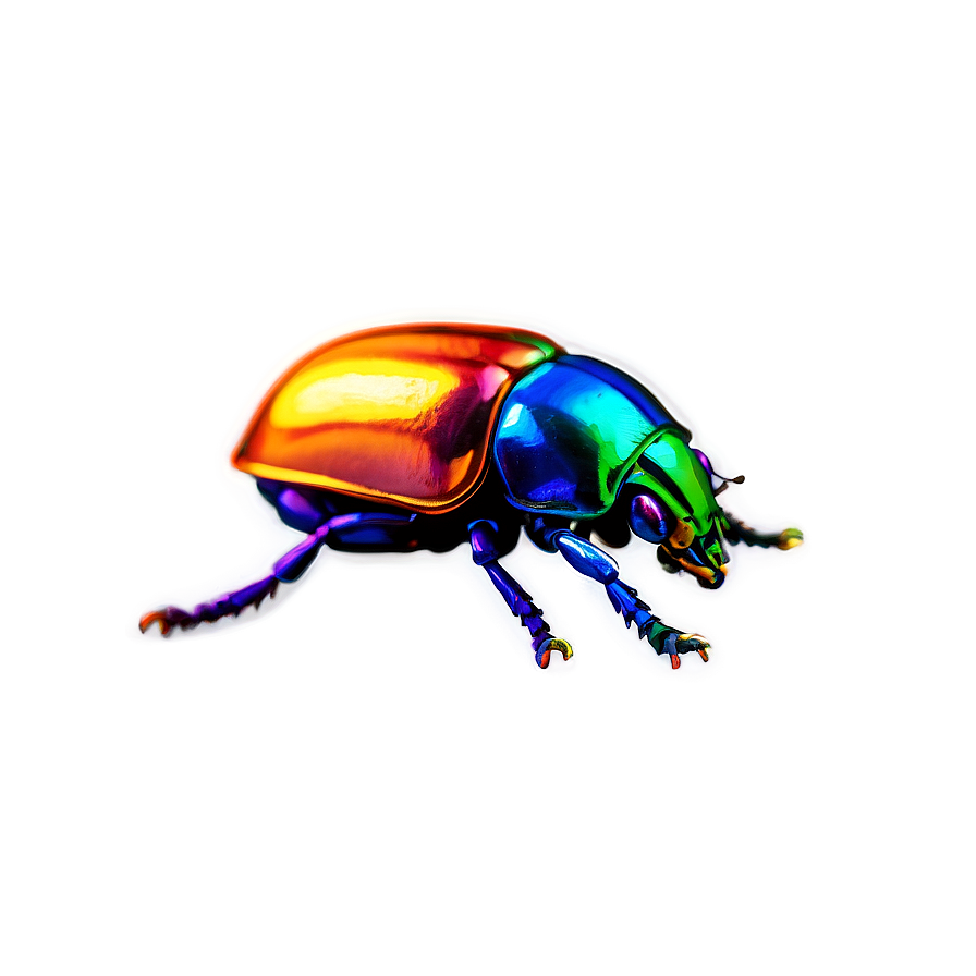 Colorful Beetle Artwork Png Wls