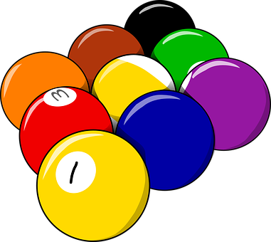 Colorful Billiard Balls Vector