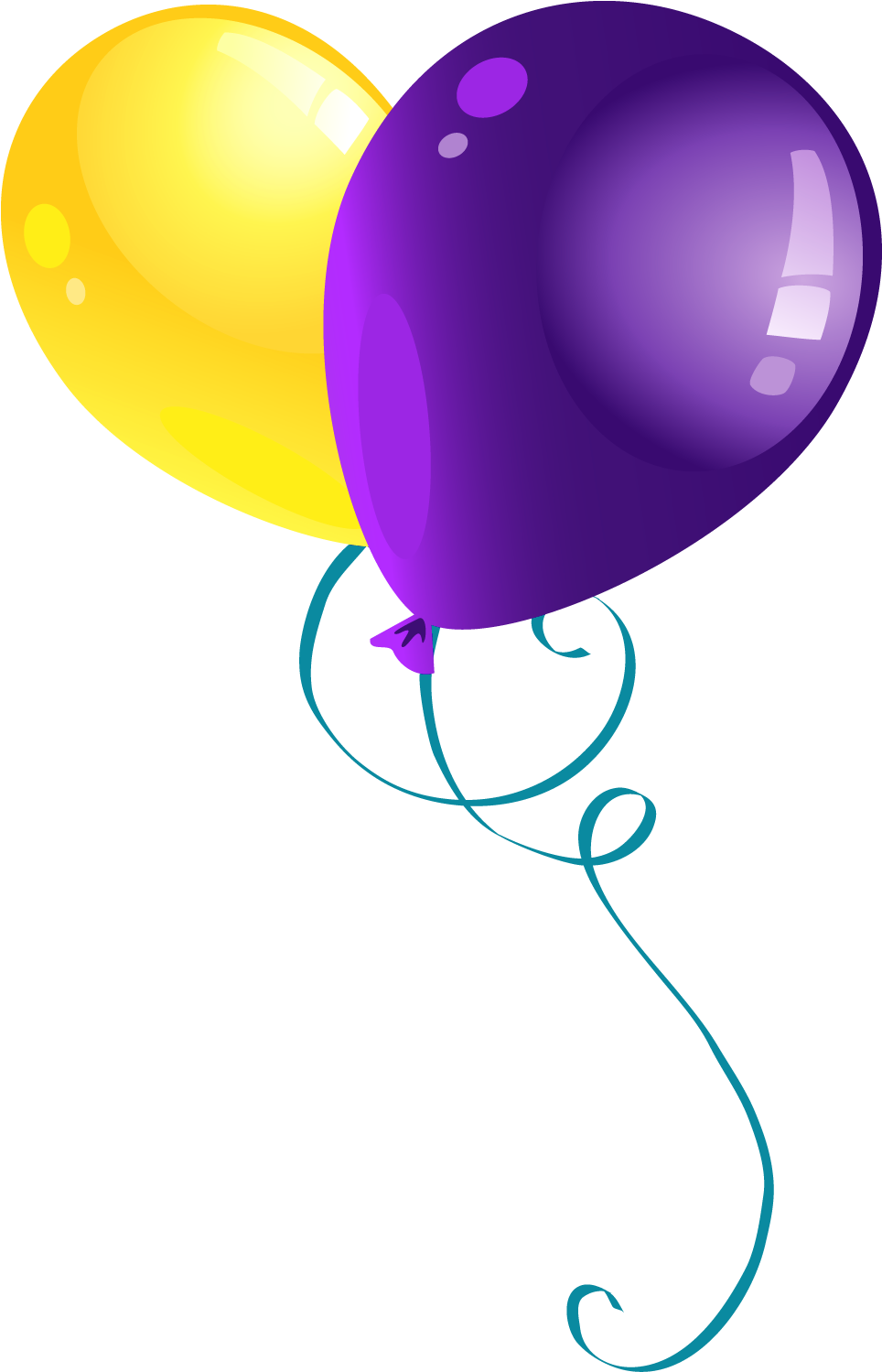 Colorful Birthday Balloons Vector