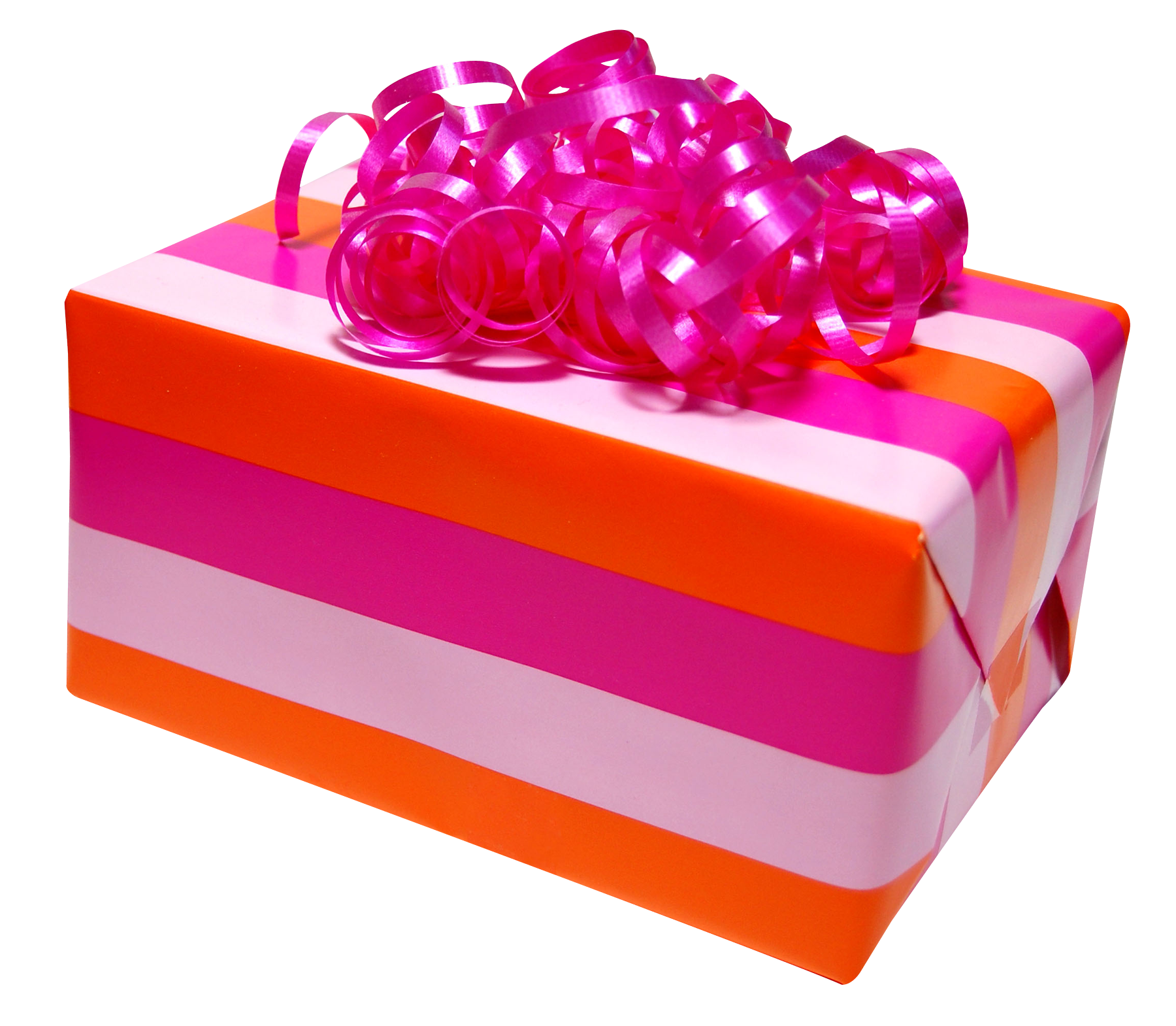 Colorful Birthday Gift Boxwith Pink Ribbon