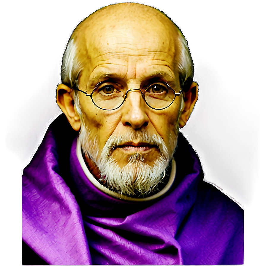 Colorful Bishop Stained Glass Png Lsi