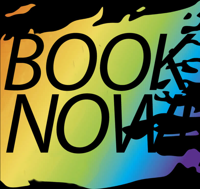 Colorful Book Now Graphic