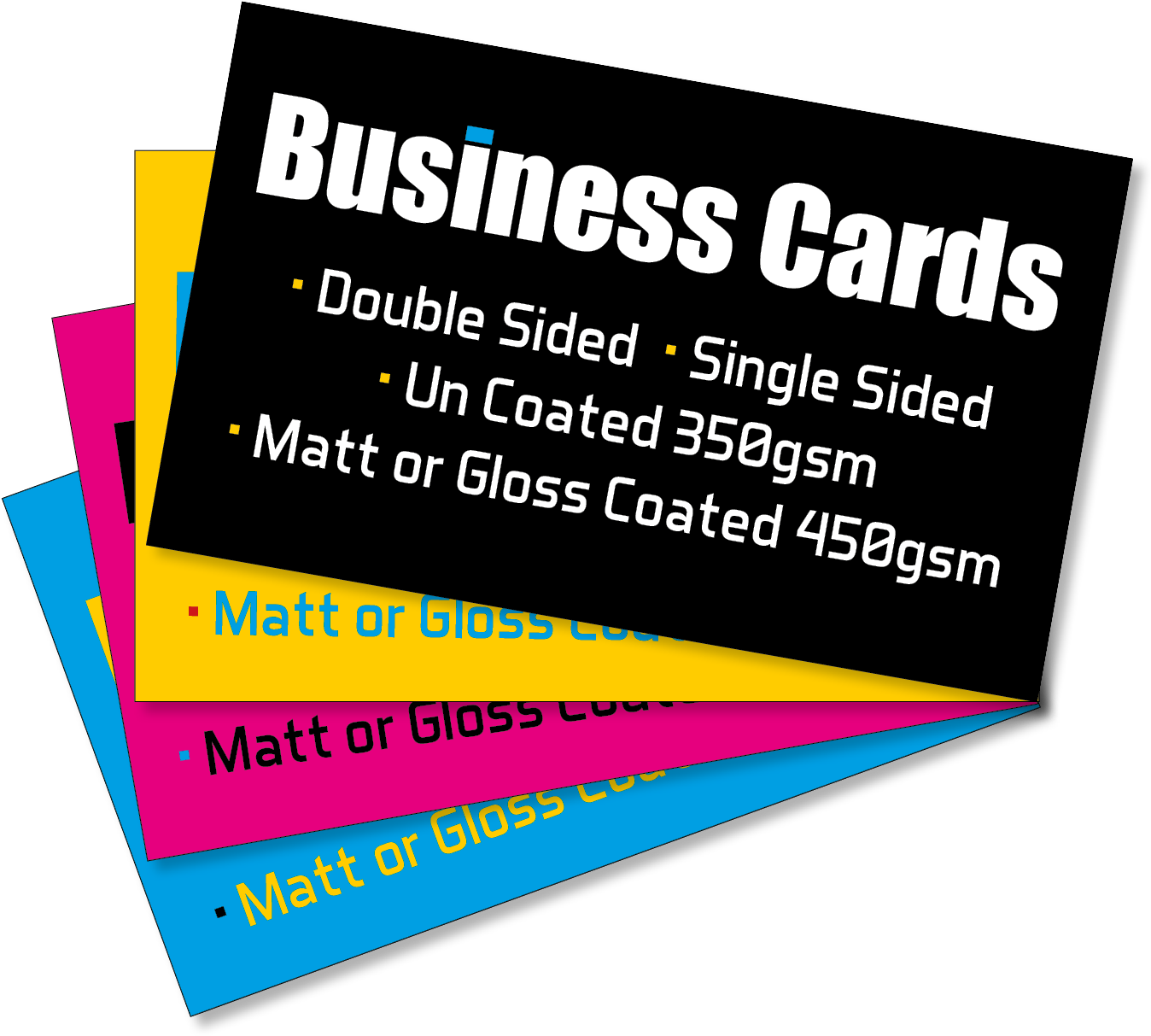 Colorful Business Cards Options