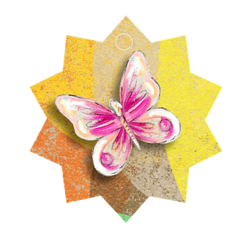 Colorful Butterfly Artwork