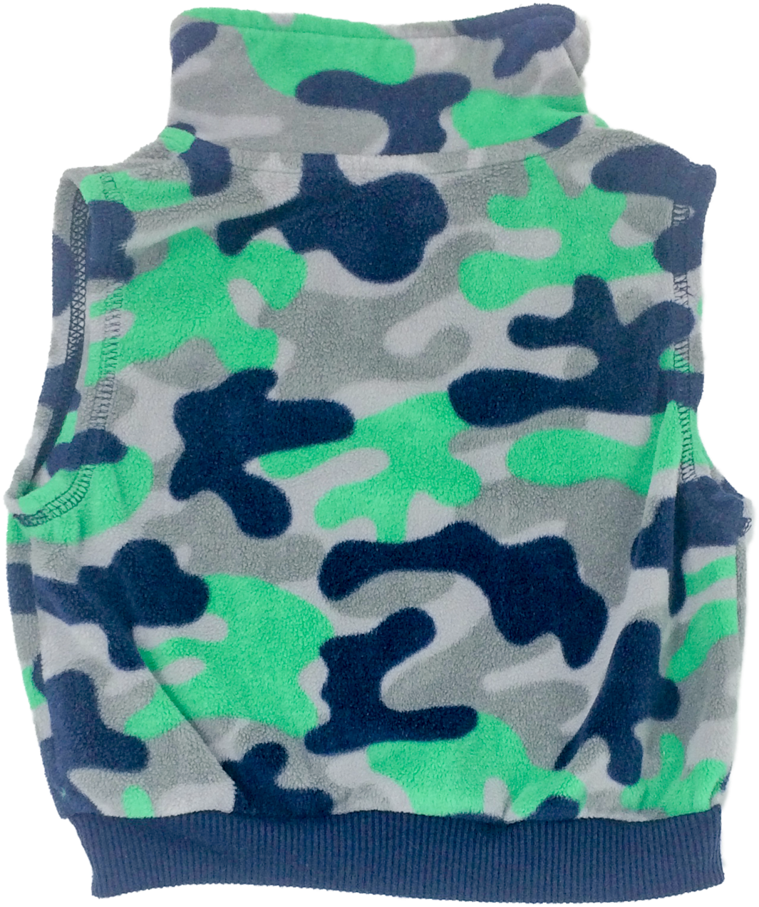 Colorful Camouflage Sweater Vest
