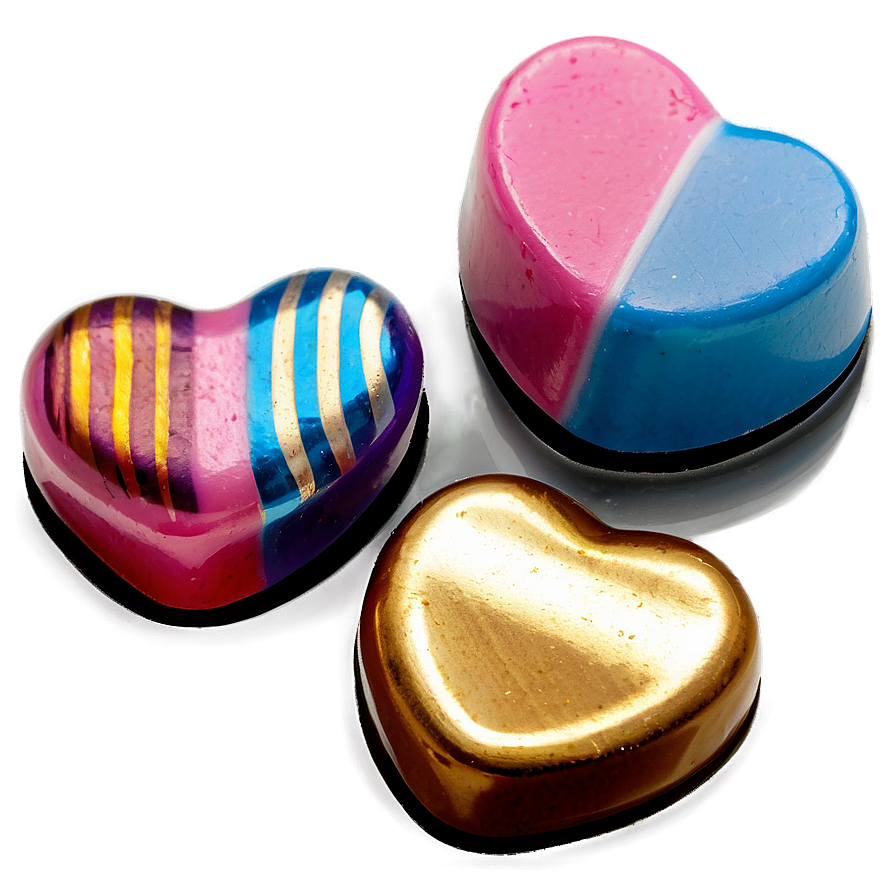 Colorful Candy Heart Png Rae