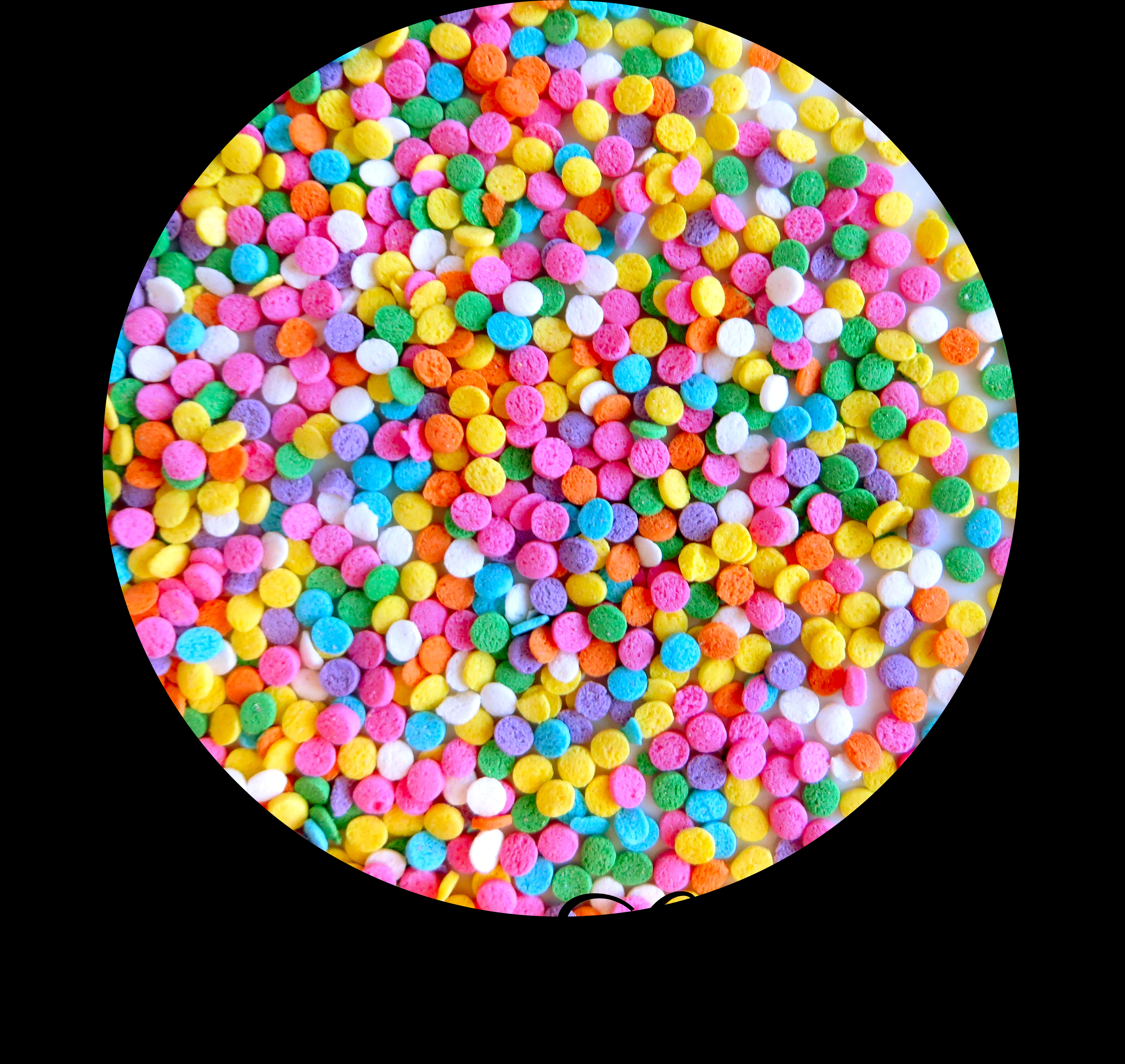 Colorful Candy Sprinkles Texture