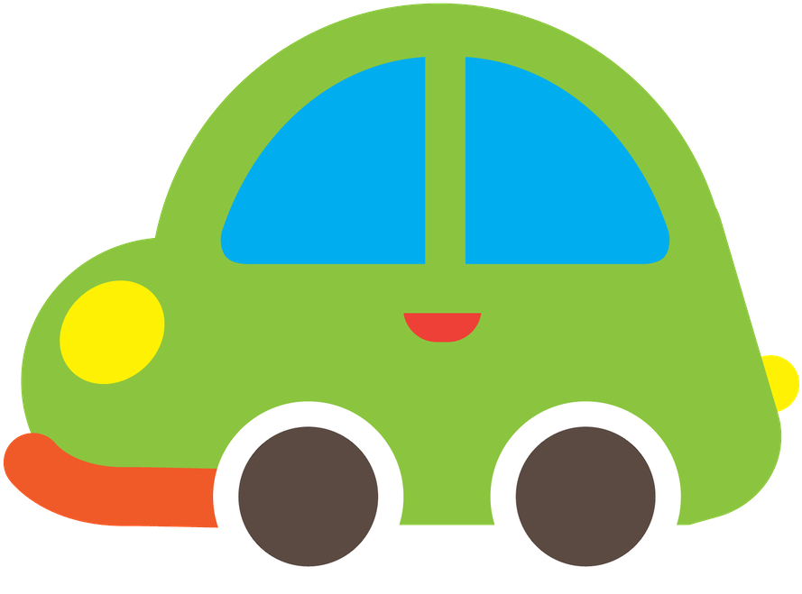 Colorful Cartoon Car Illustration