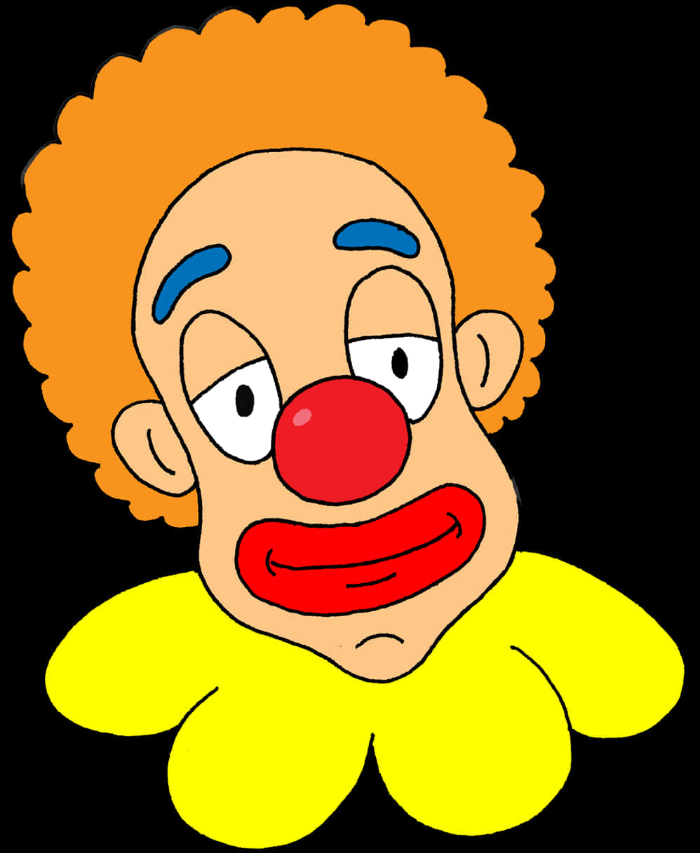 Colorful Cartoon Clown Illustration