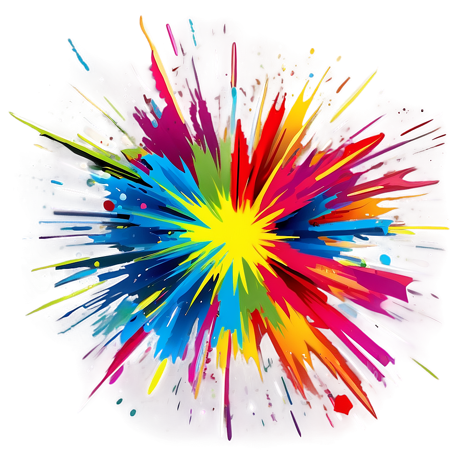 Colorful Cartoon Explosion Png 32