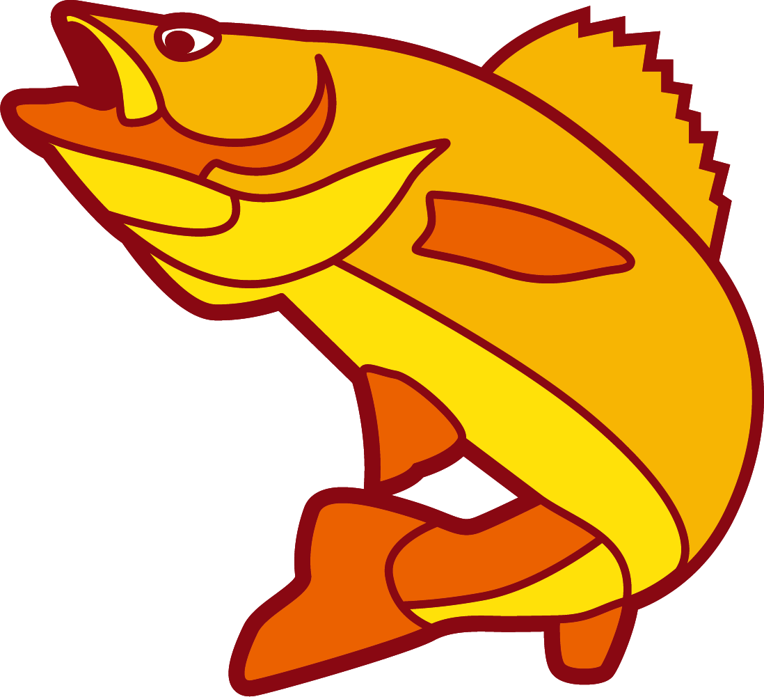 Colorful Cartoon Fish