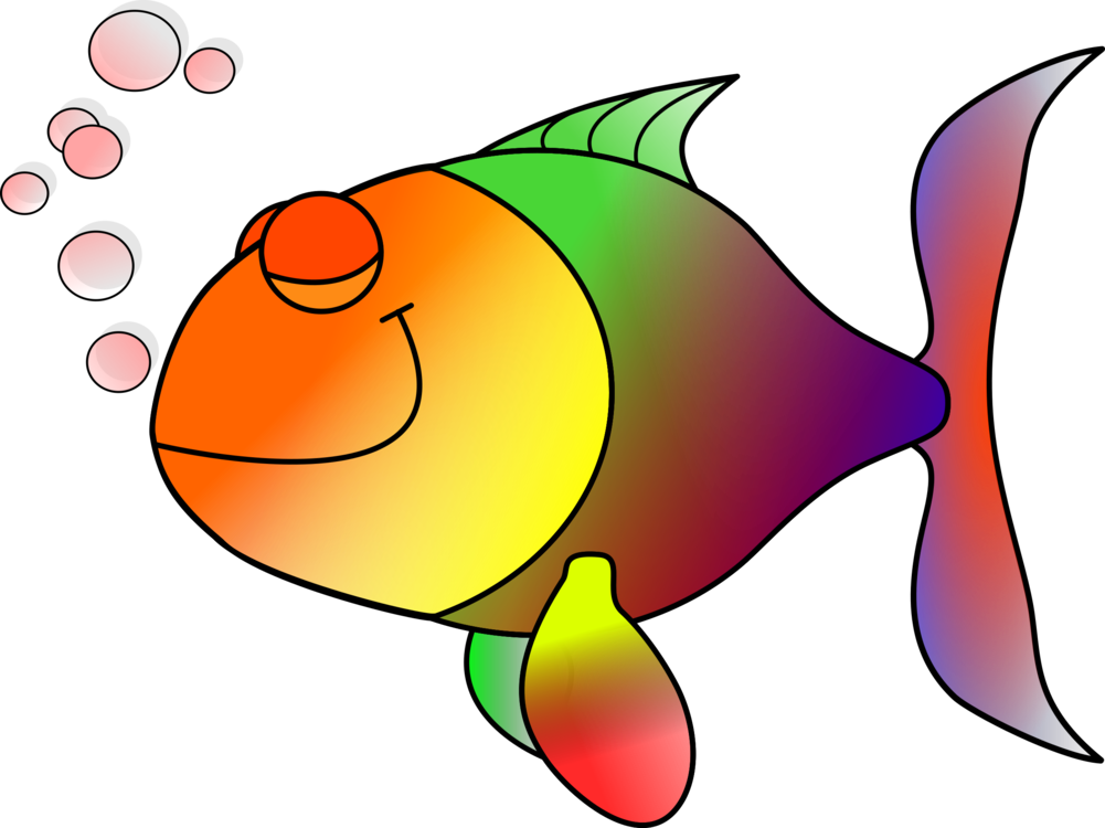 Colorful Cartoon Fish