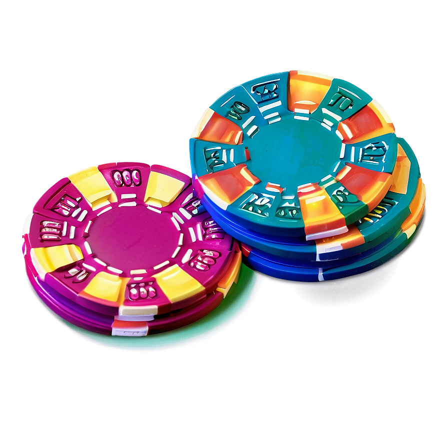 Colorful Casino Chips Png Ywf