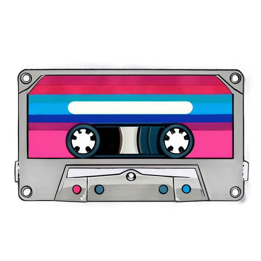 Colorful Cassette Tape Png Wyv97