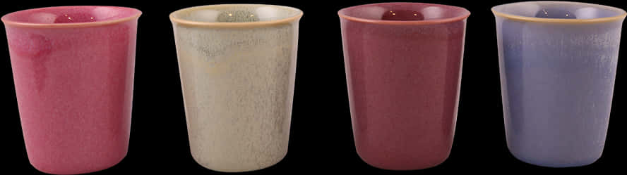 Colorful Ceramic Tumblers Set