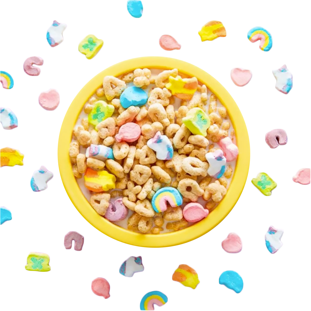 Colorful Cerealwith Marshmallows