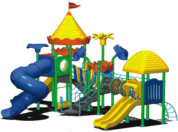 Colorful Childrens Playground Equipment