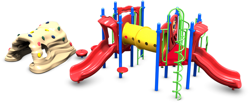 Colorful Childrens Playground Equipment