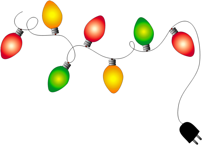 Colorful Christmas Lights Decoration