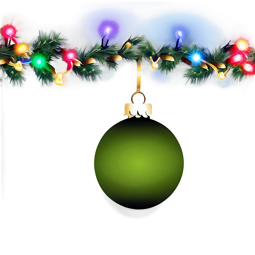 Colorful Christmas Lights Png Ssy