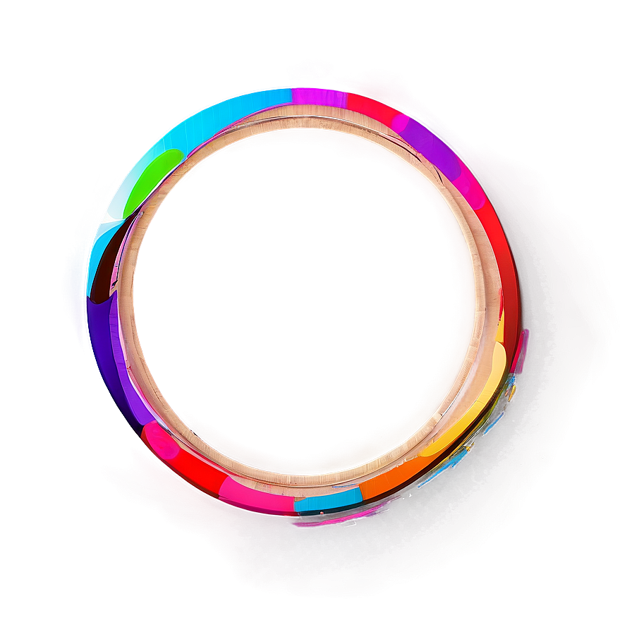 Colorful Circle Art Png 04302024