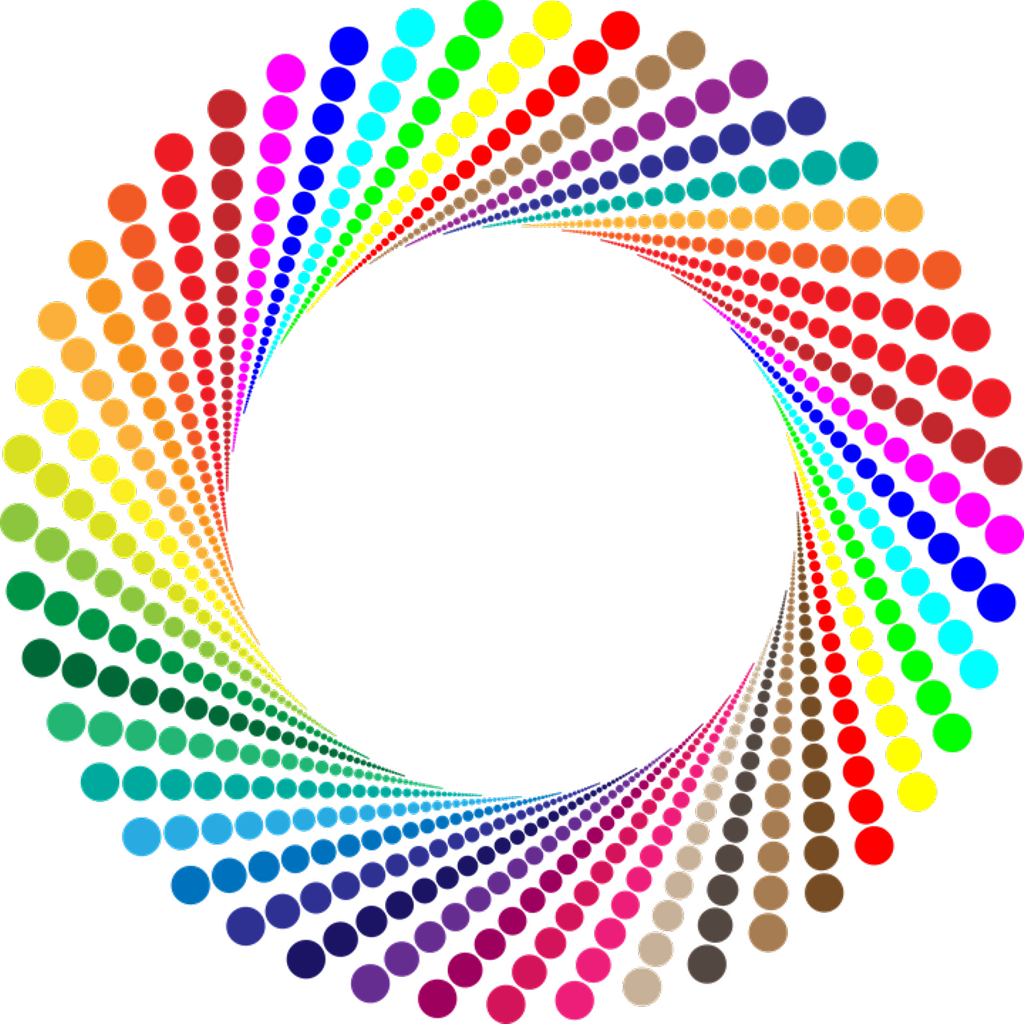 Colorful Circle Spectrum Design