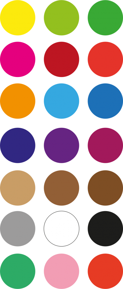 Colorful Circles Palette Graphic