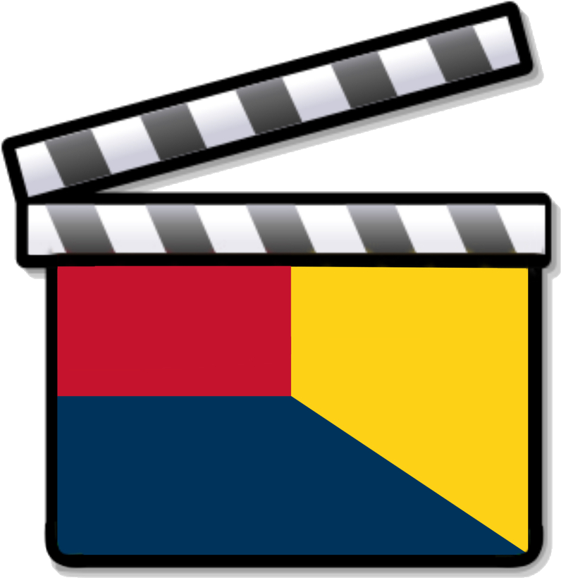 Colorful Clapperboard Icon