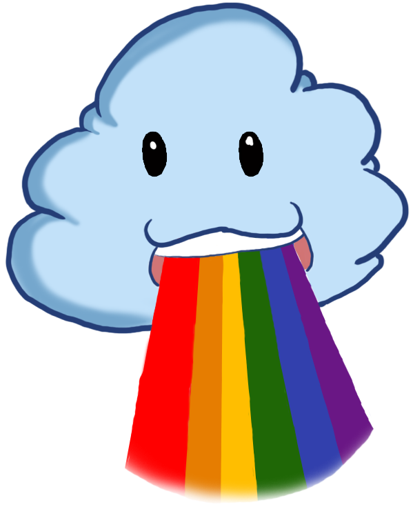 Colorful Cloud Vomiting Rainbow