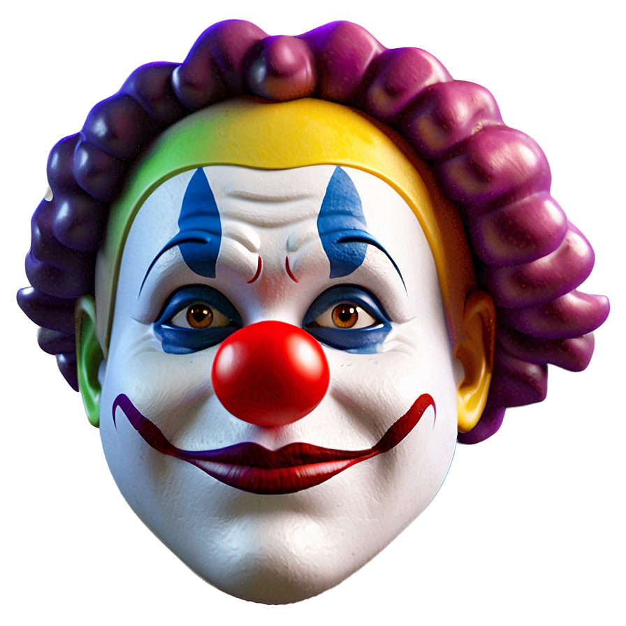 Colorful Clown Emoji Png Rsj76