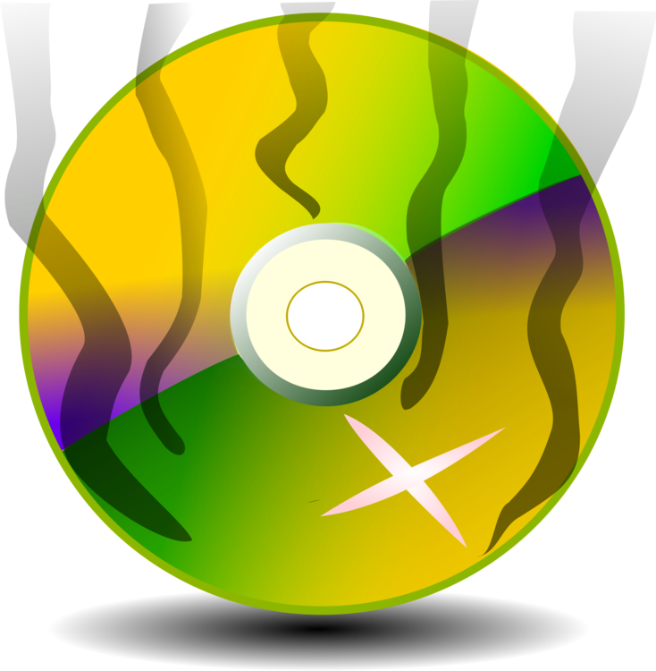 Colorful Compact Disc Illustration.png