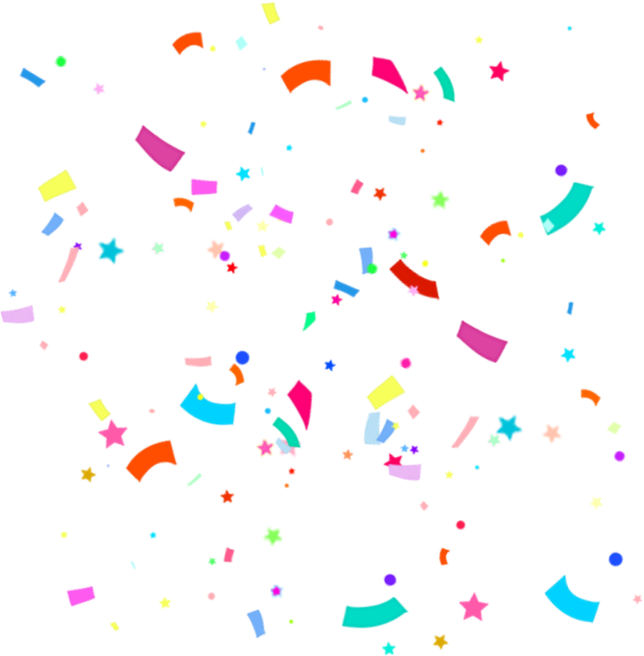 Colorful Confetti Celebration Background