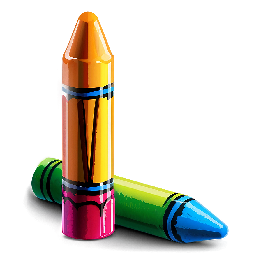 Colorful Crayons Png 05252024