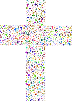 Colorful Cross Pattern