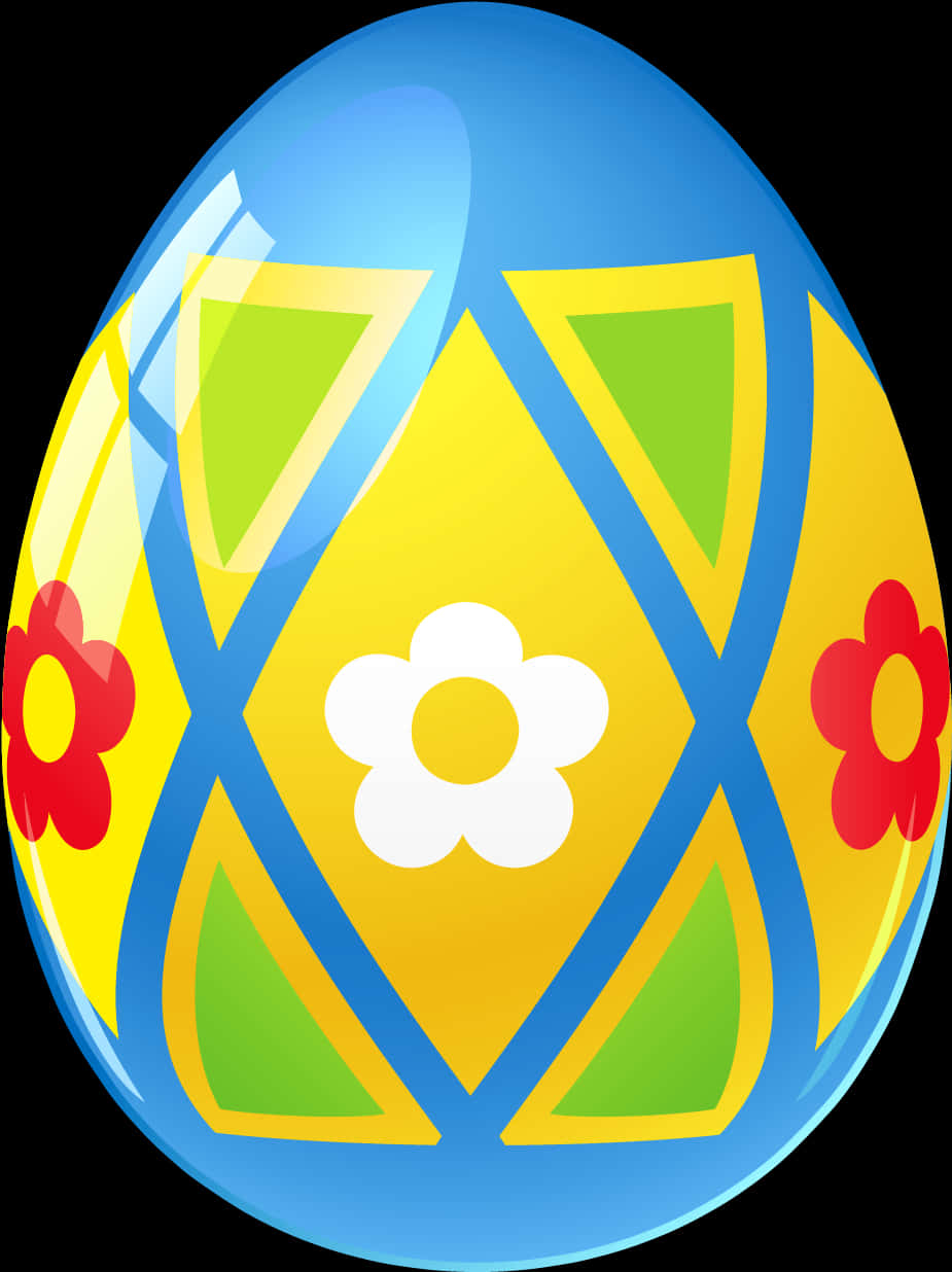 Colorful Decorated Easter Egg